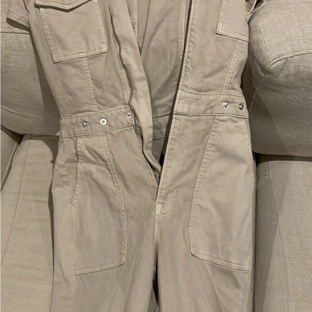 Good American Tan Jumpsuit